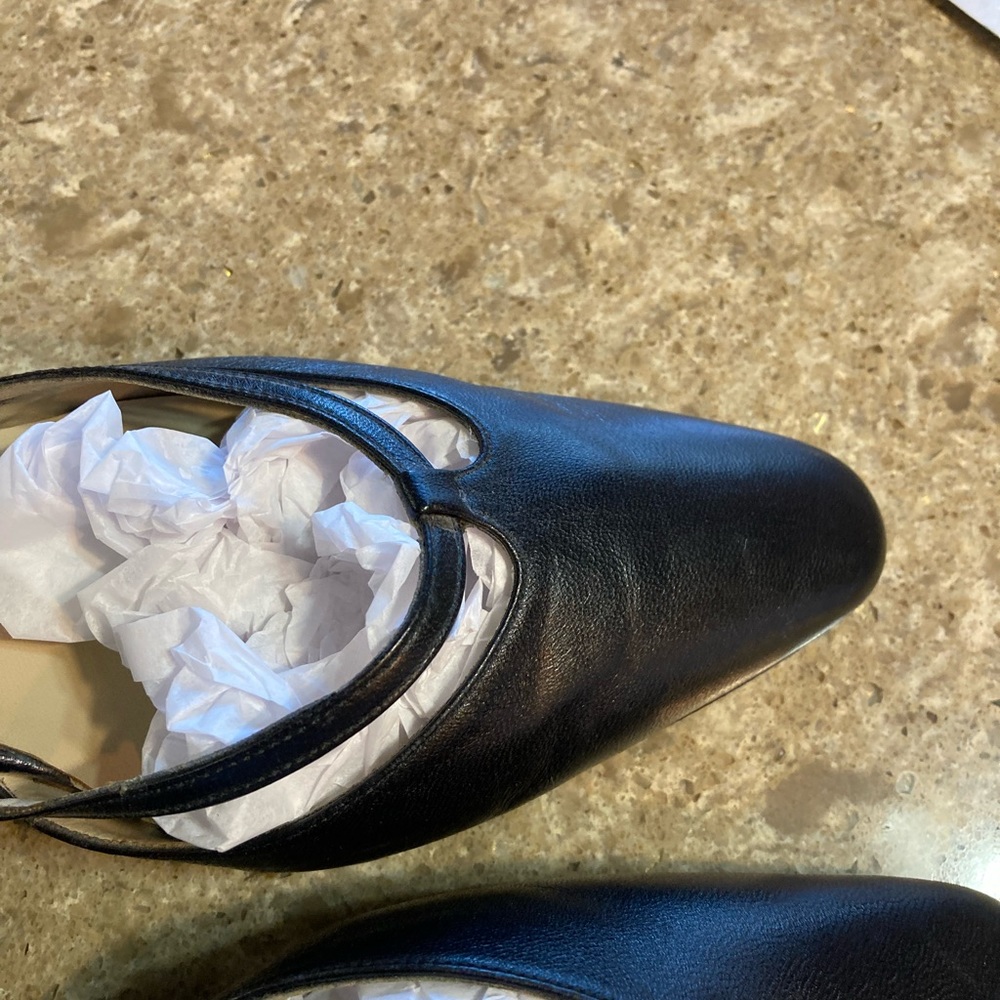 Aigner Black Leather Mules - Picture 12 of 13